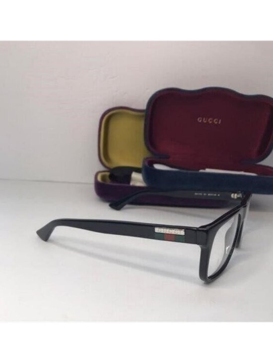? Original GUCCI GG1117O FLAT TOP FRAMES IN BLACK